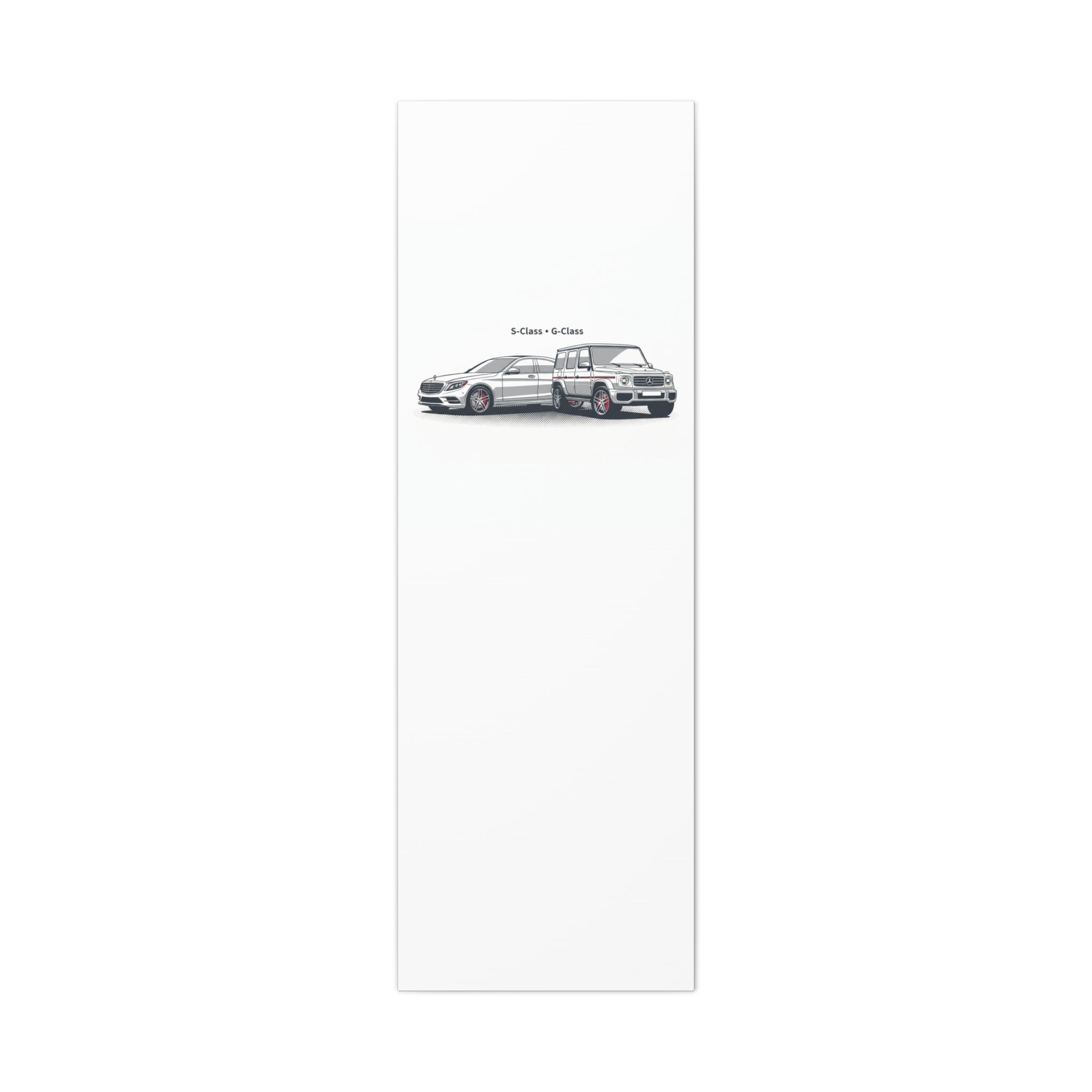 Mercedes S-Class & G-Class Matte Canvas Wall Art — Stretched 1.25"