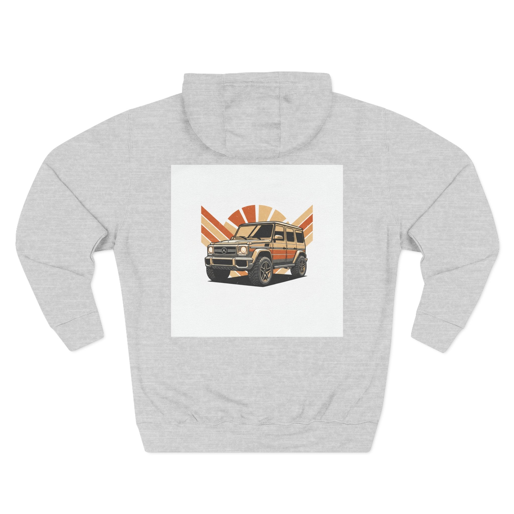 Three-Panel Fleece Hoodie