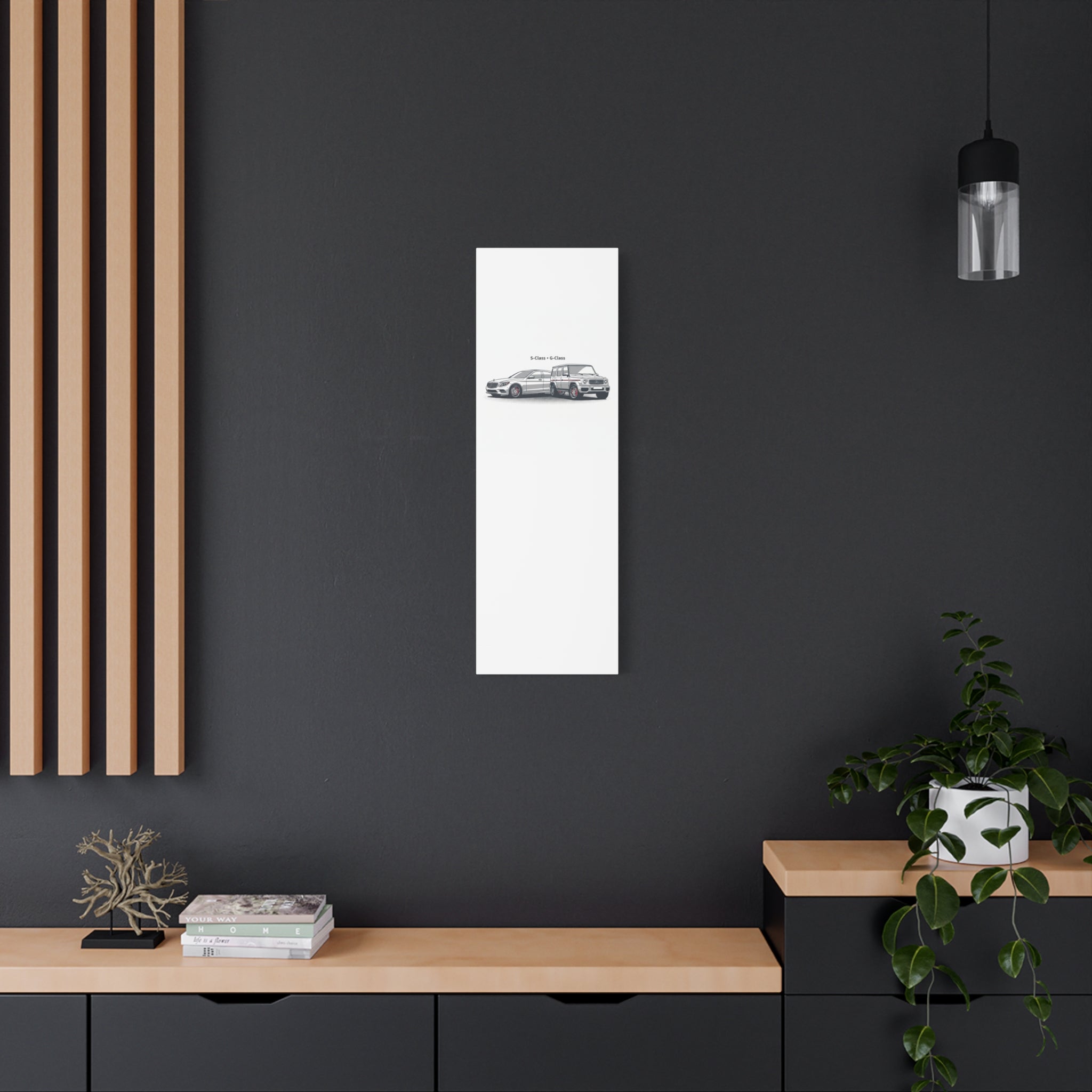 Mercedes S-Class & G-Class Matte Canvas Wall Art — Stretched 1.25"