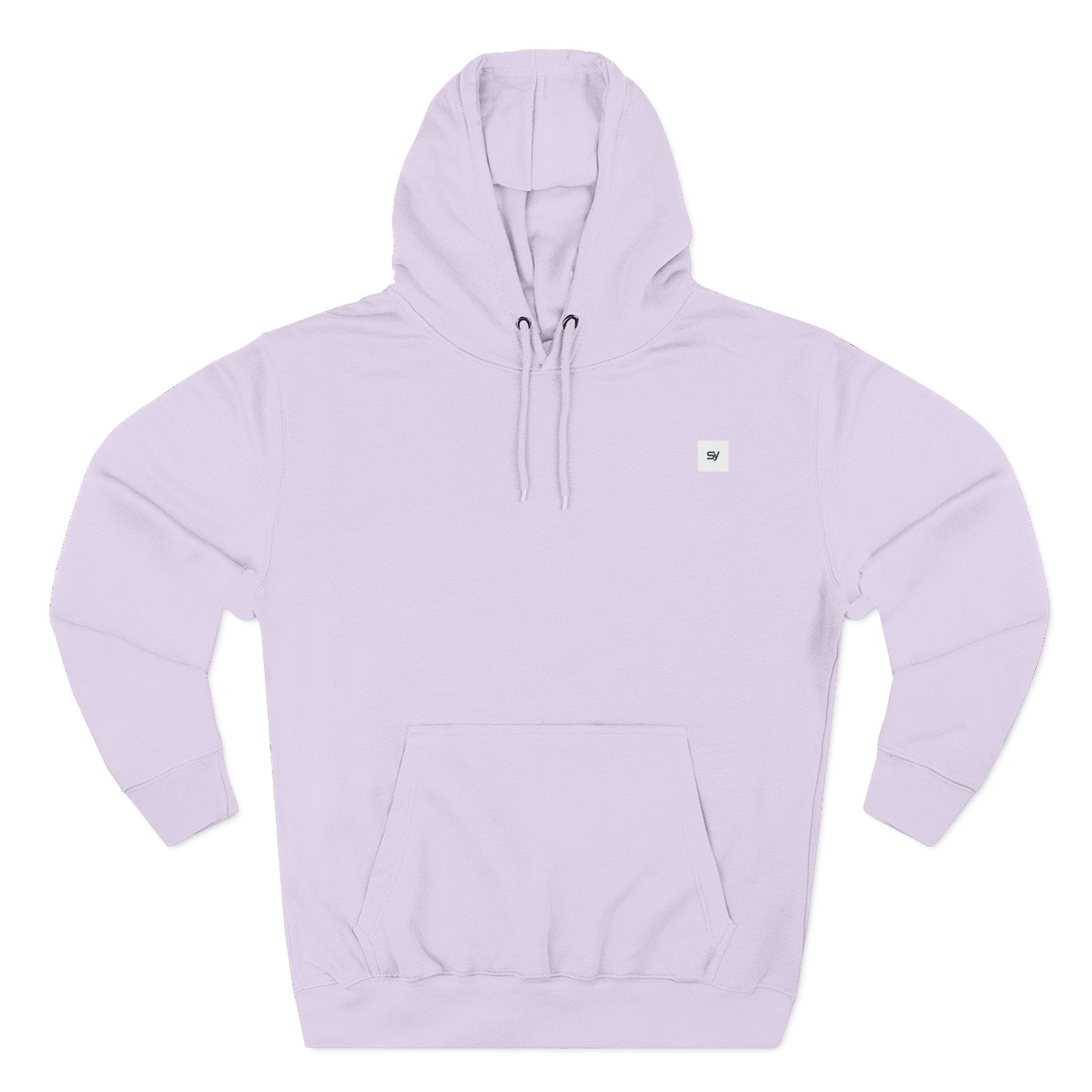 Three-Panel Fleece Hoodie