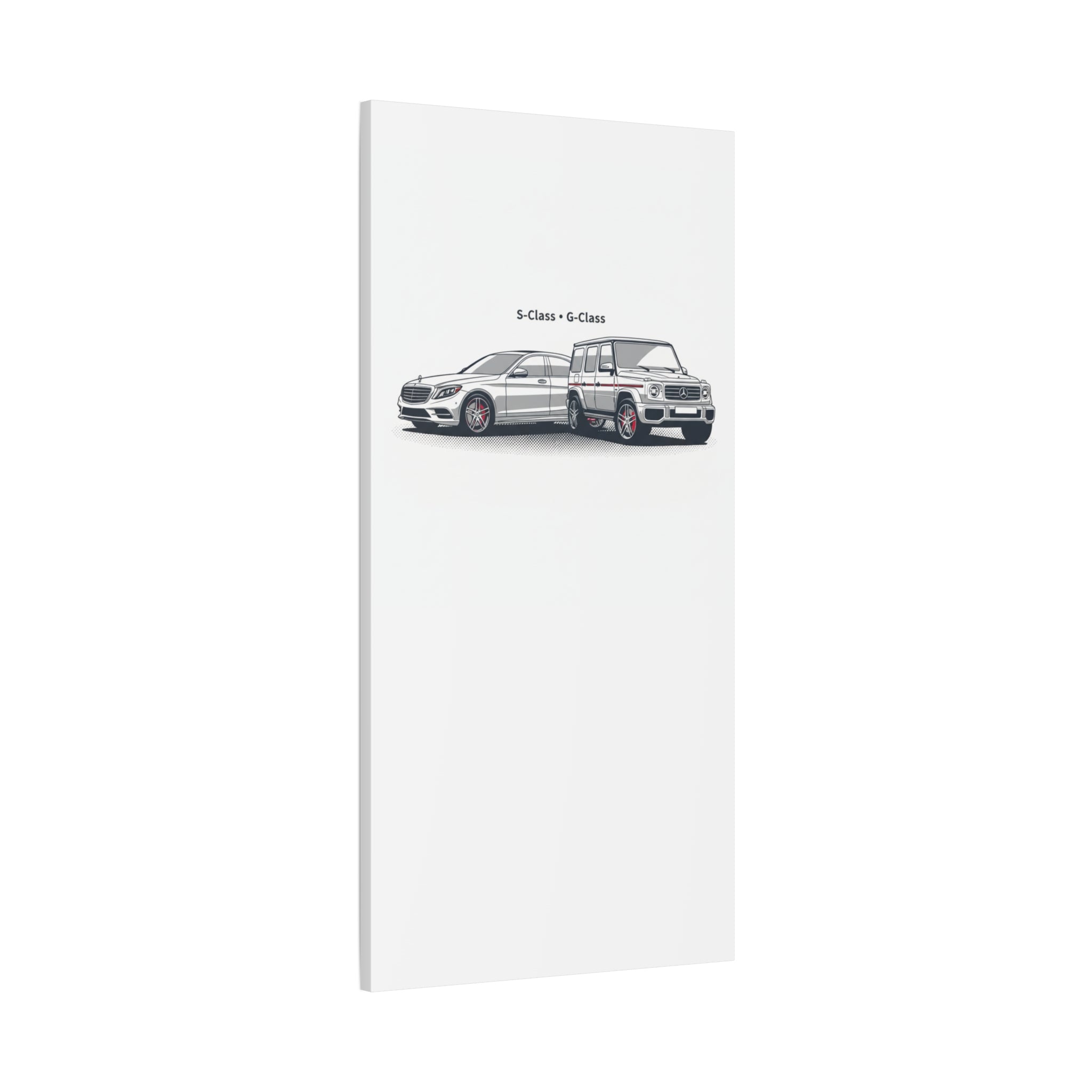 Mercedes S-Class & G-Class Matte Canvas Wall Art — Stretched 1.25"