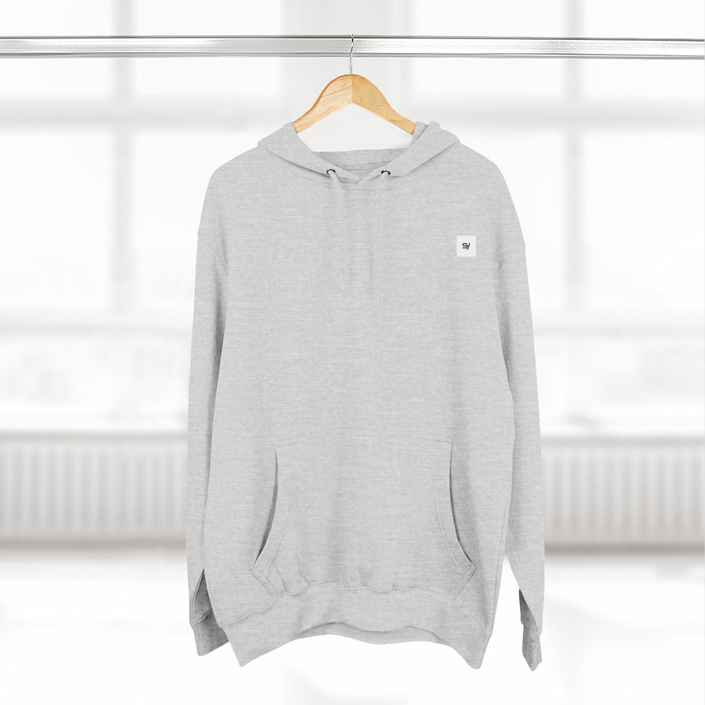 Three-Panel Fleece Hoodie