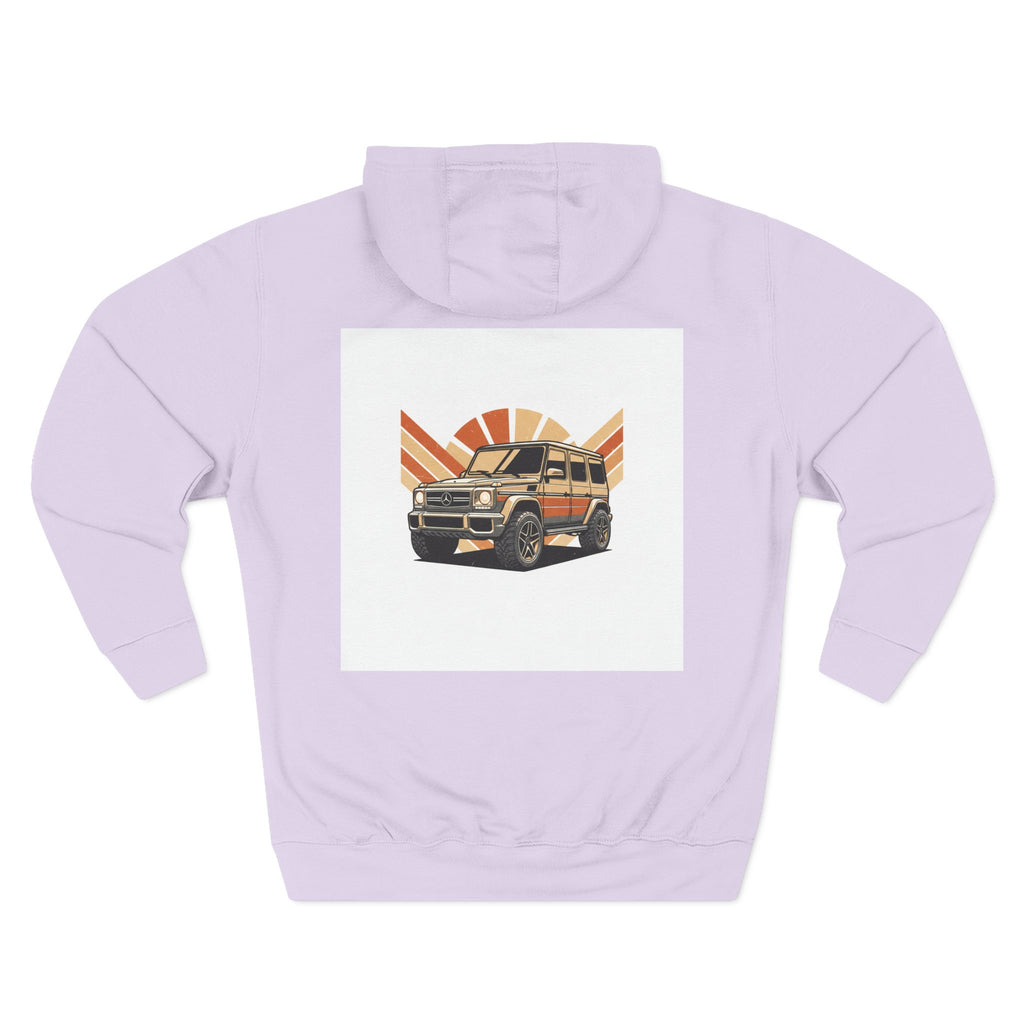 Three-Panel Fleece Hoodie