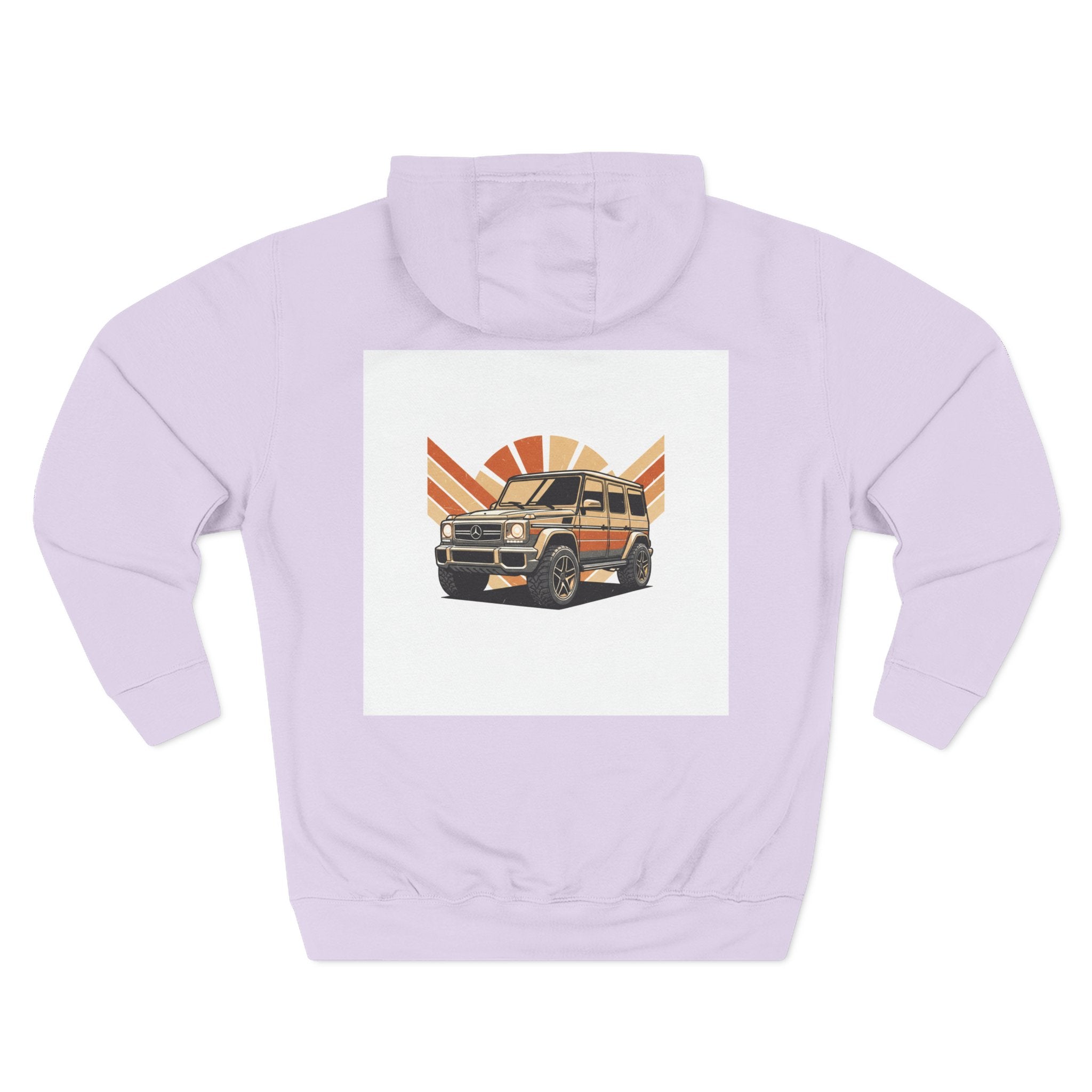 Three-Panel Fleece Hoodie