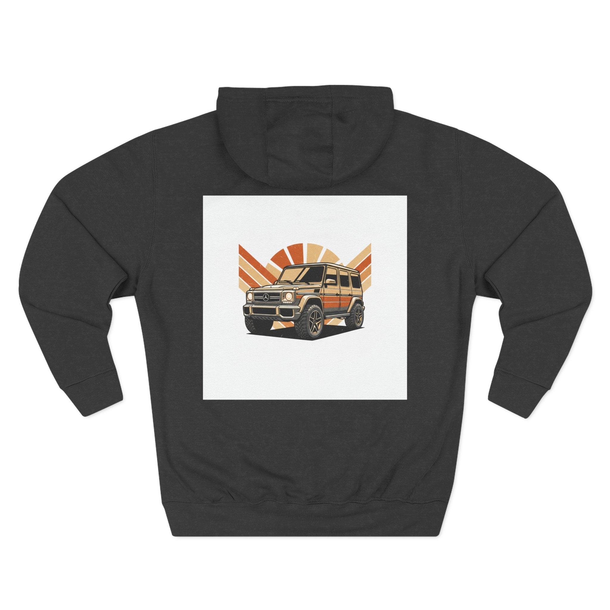 Three-Panel Fleece Hoodie