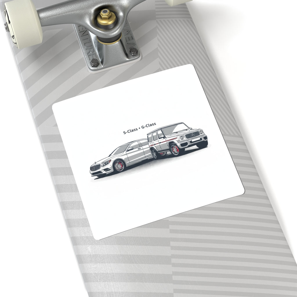 Mercedes S‑Class & G‑Class Car Sticker — Kiss-Cut Auto Decal