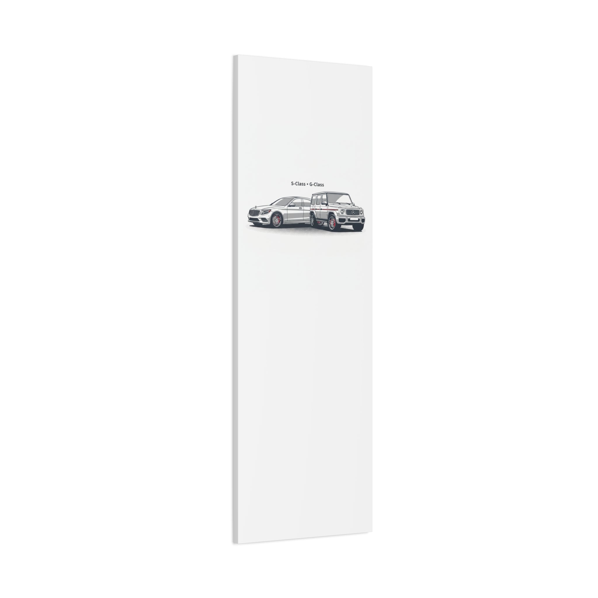 Mercedes S-Class & G-Class Matte Canvas Wall Art — Stretched 1.25"