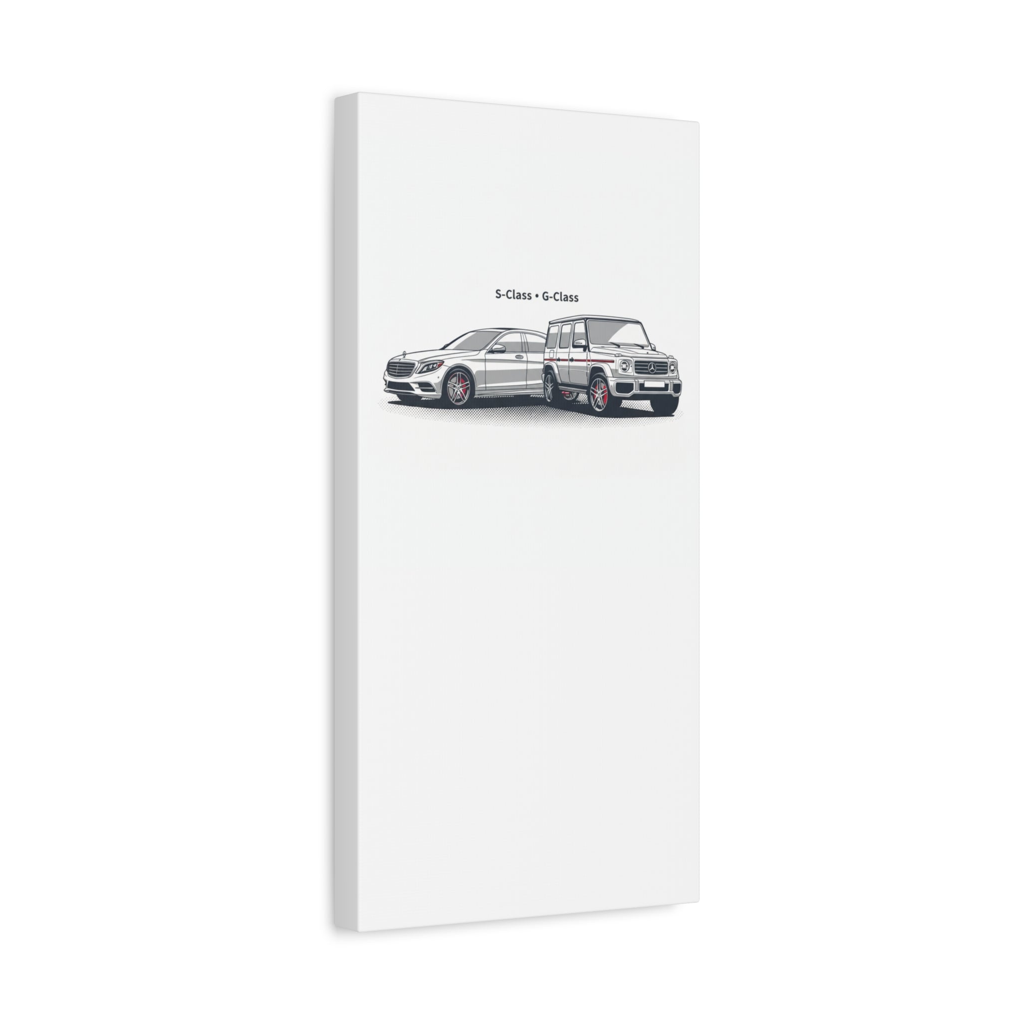 Mercedes S-Class & G-Class Matte Canvas Wall Art — Stretched 1.25"