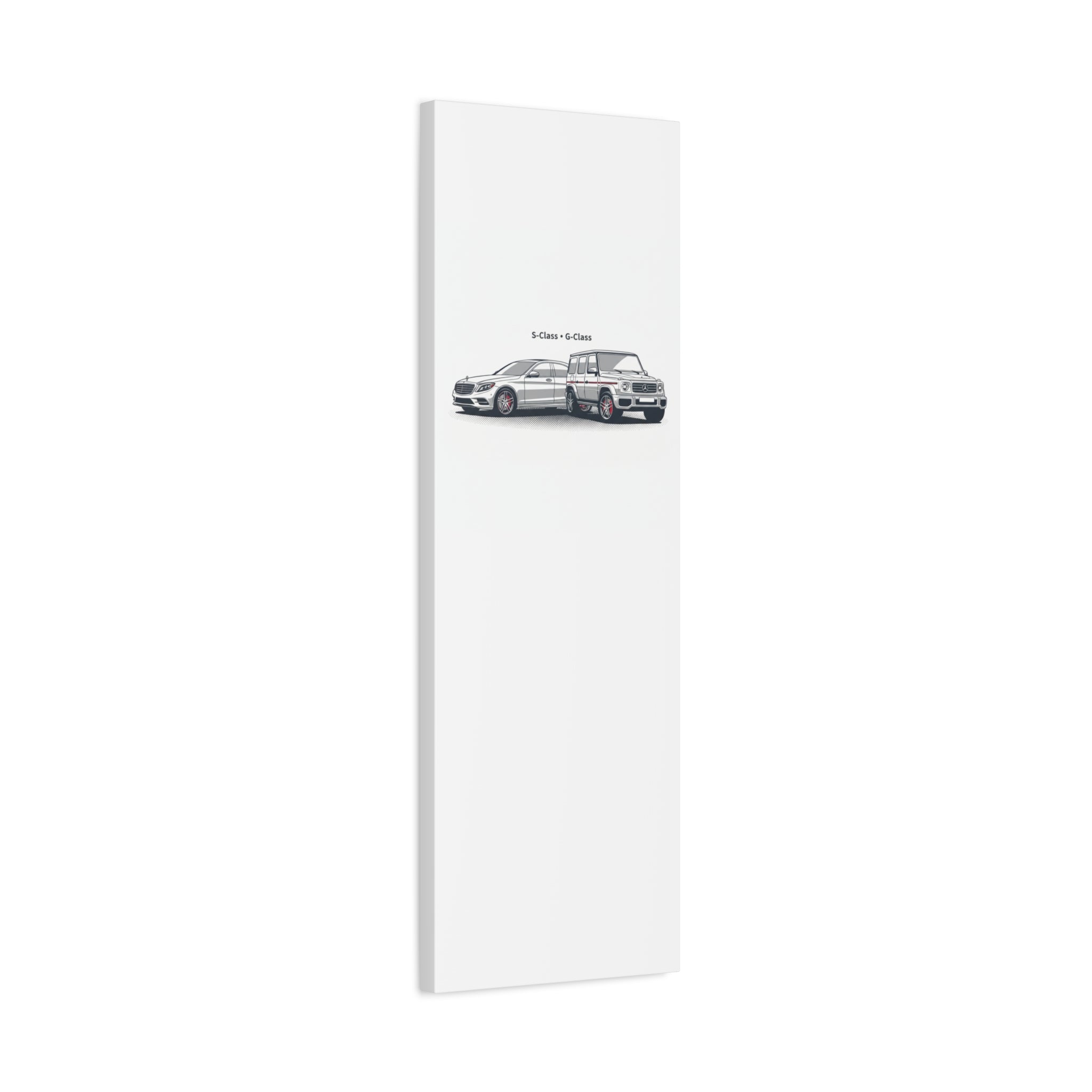 Mercedes S-Class & G-Class Matte Canvas Wall Art — Stretched 1.25"