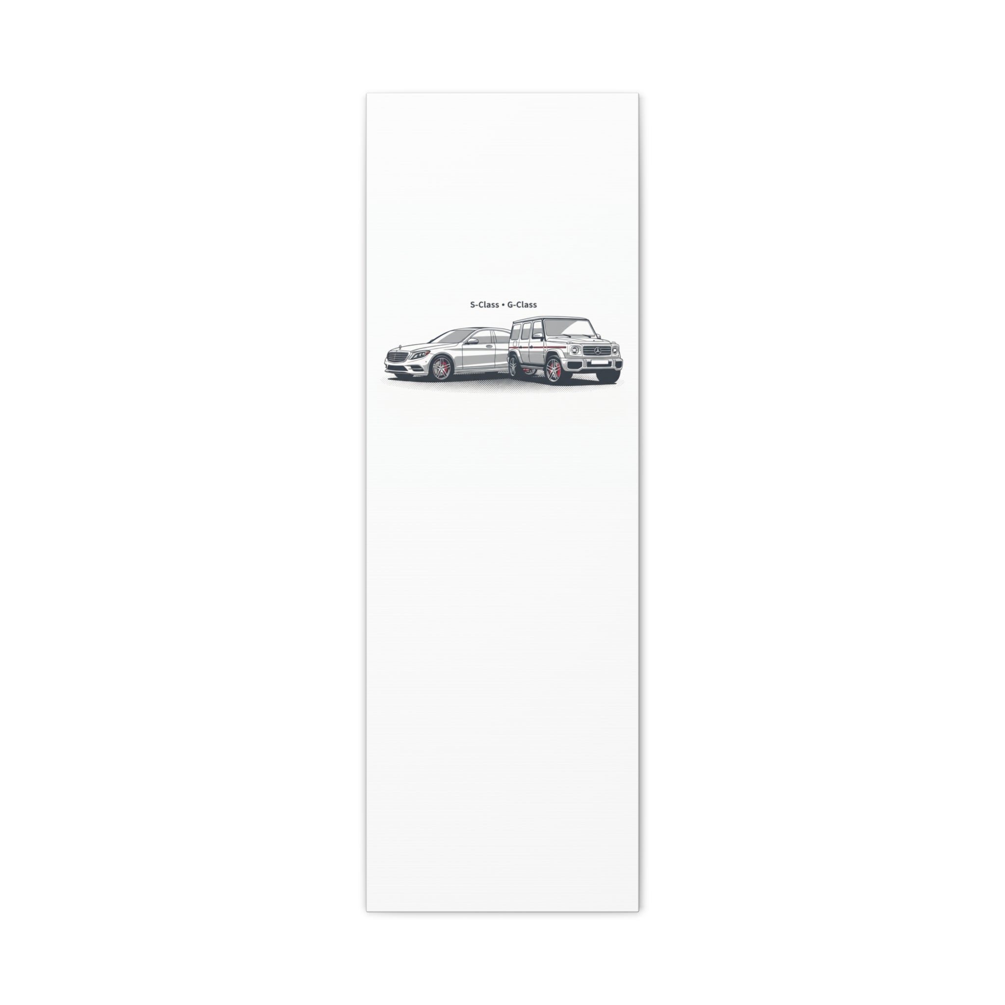 Mercedes S-Class & G-Class Matte Canvas Wall Art — Stretched 1.25"