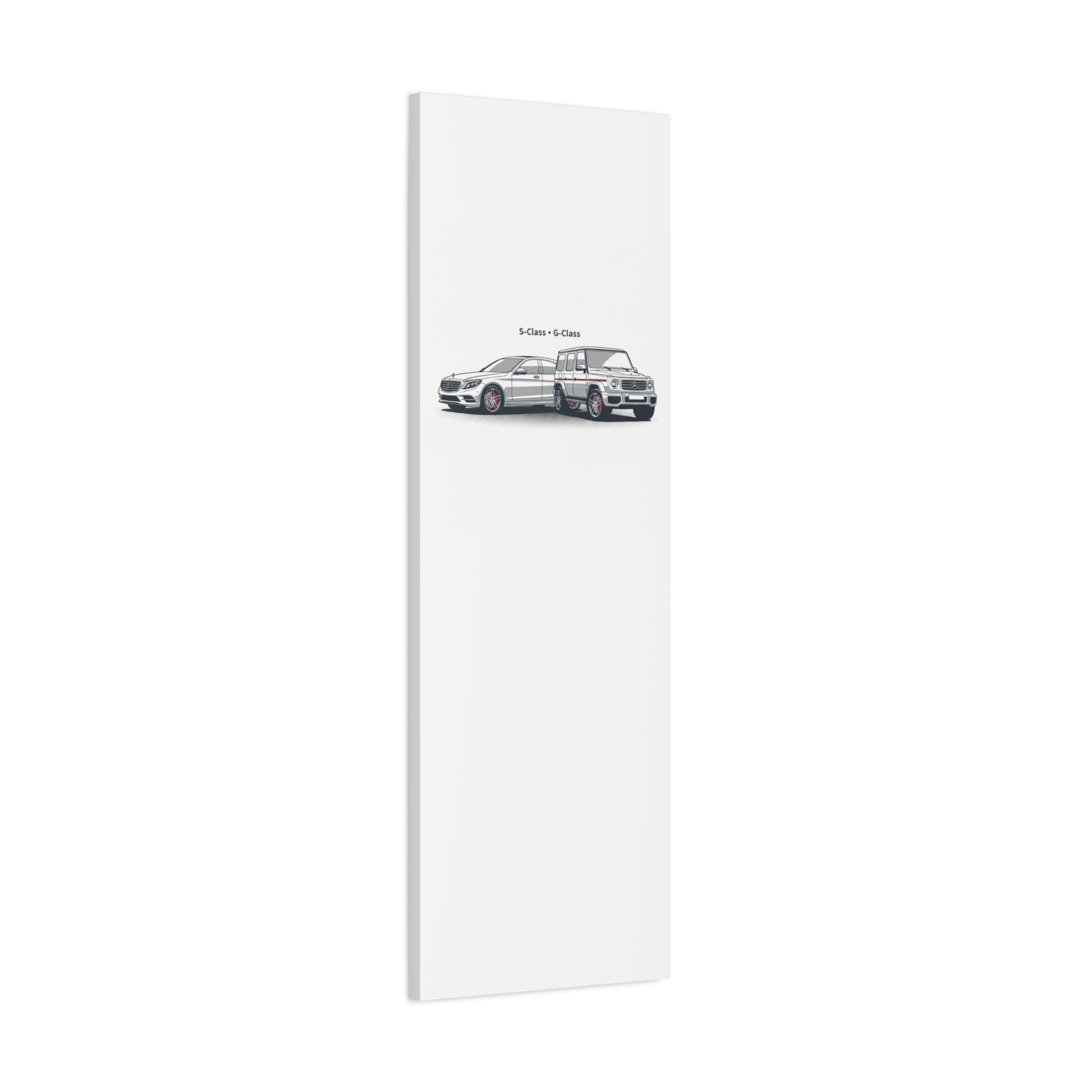 Mercedes S-Class & G-Class Matte Canvas Wall Art — Stretched 1.25"