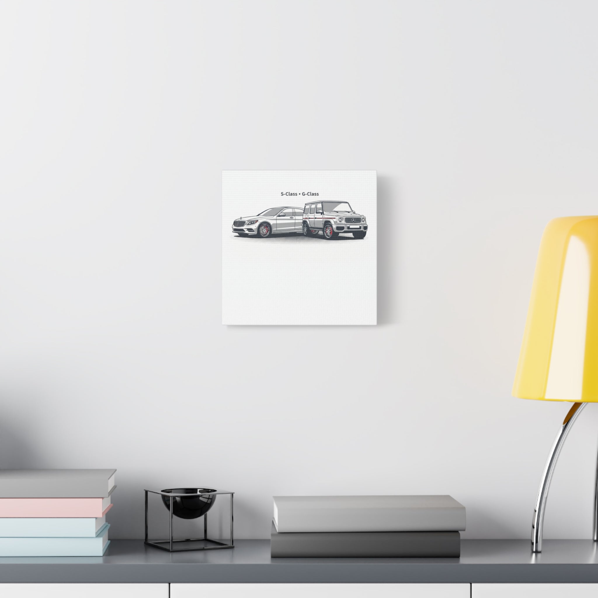 Mercedes S-Class & G-Class Matte Canvas Wall Art — Stretched 1.25"