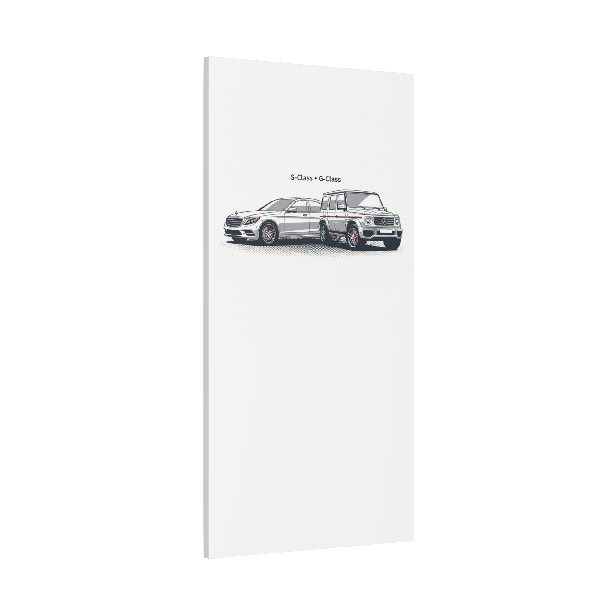 Mercedes S-Class & G-Class Matte Canvas Wall Art — Stretched 1.25"
