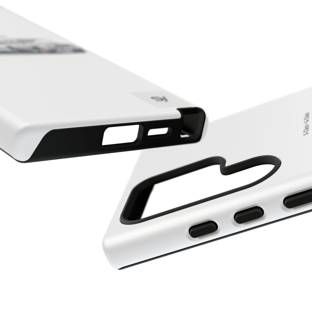 Phone Case - Twin Mercedes S-Class Illustration ("S-Class + S-Class")