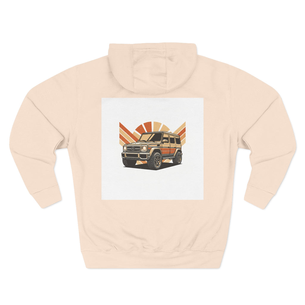 Three-Panel Fleece Hoodie