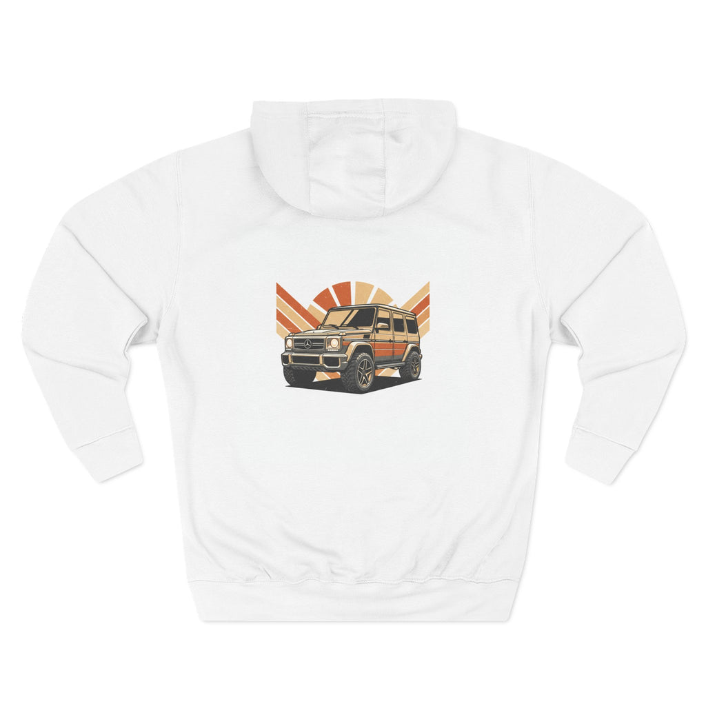 Three-Panel Fleece Hoodie